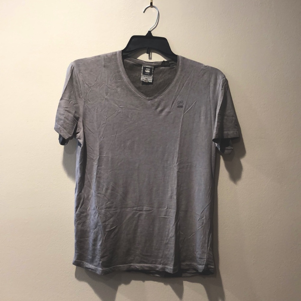 G Star RAW Grey Men’s Shirt size S embroidery